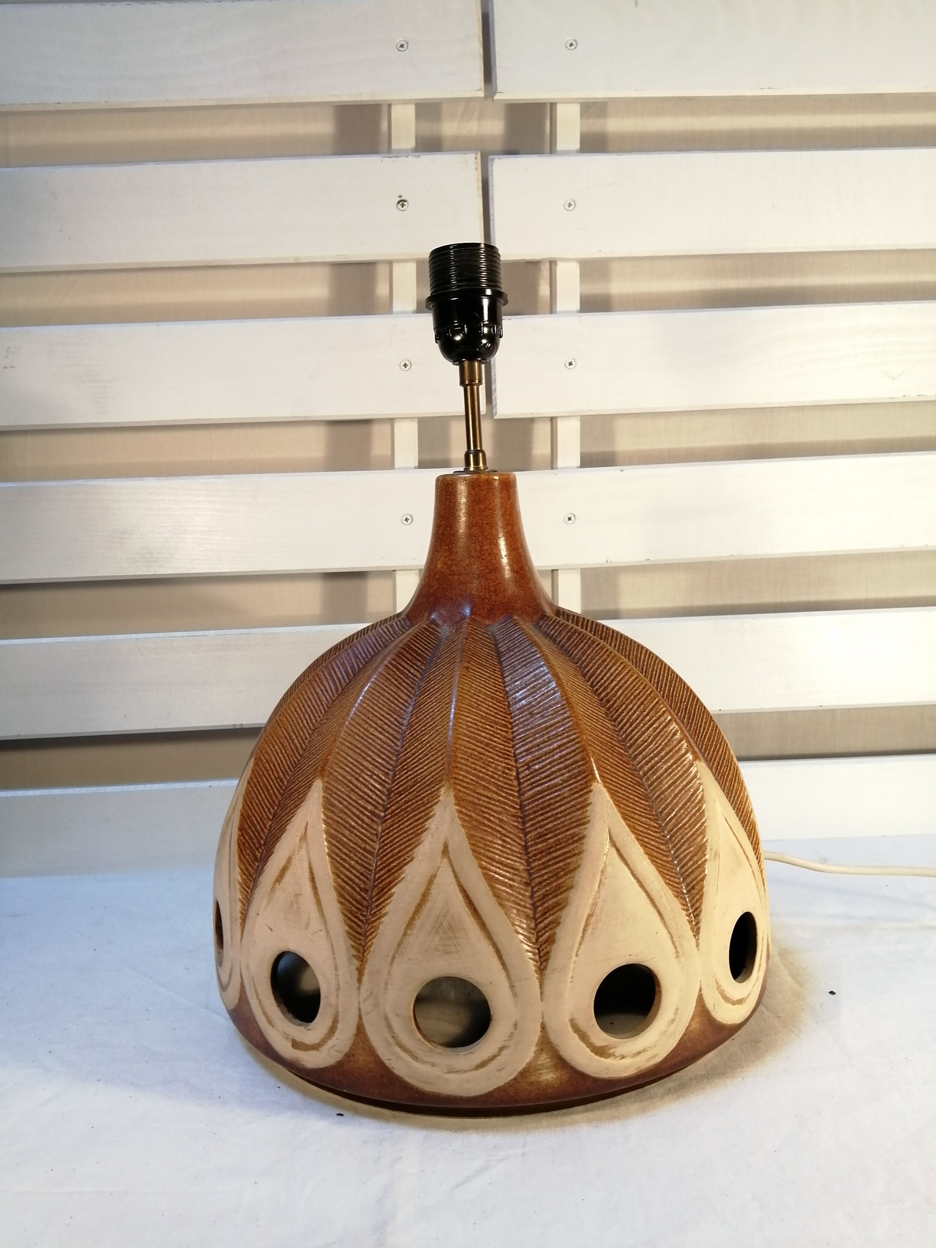 Vintage XXL ceramic table lamp