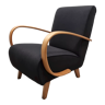 Black Armchair by Jindrich Halabala