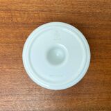 White melamine ashtray, mid-century Swedish design by Gunnar Larson for Gustavsberg, 1960s.