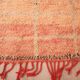 Peach Vintage Moroccan Rug 175 x 285 cm, Berber Wool Rug Handmade, Boho Rug