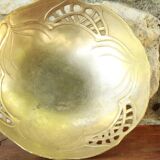 Old brass compote bowl
