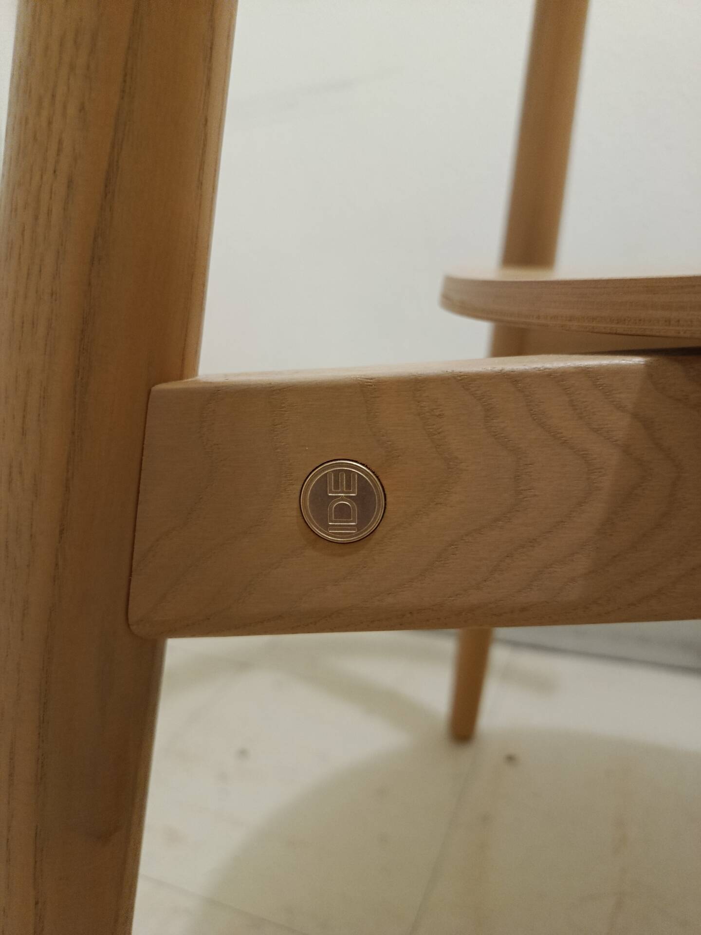 Solid wood design chair