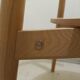 Solid wood design chair