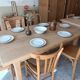 Renovated solid oak farmhouse table