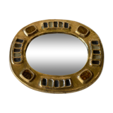 Ceramic mirror by Mithé Espelt 28x25cm