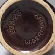 Vase en céramique Fat Lava Scheurich Germany, années 60