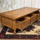 Teak coffee table, Indian craftsmanship from the 1970s.