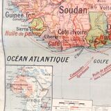 Old School Map West Africa / Tunisia