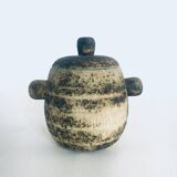 Brutalist Dutch Art Ceramic Pot by Pieter Groeneveldt, Netherlands, 1960s