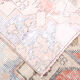 3x6 beige and red carpet rug