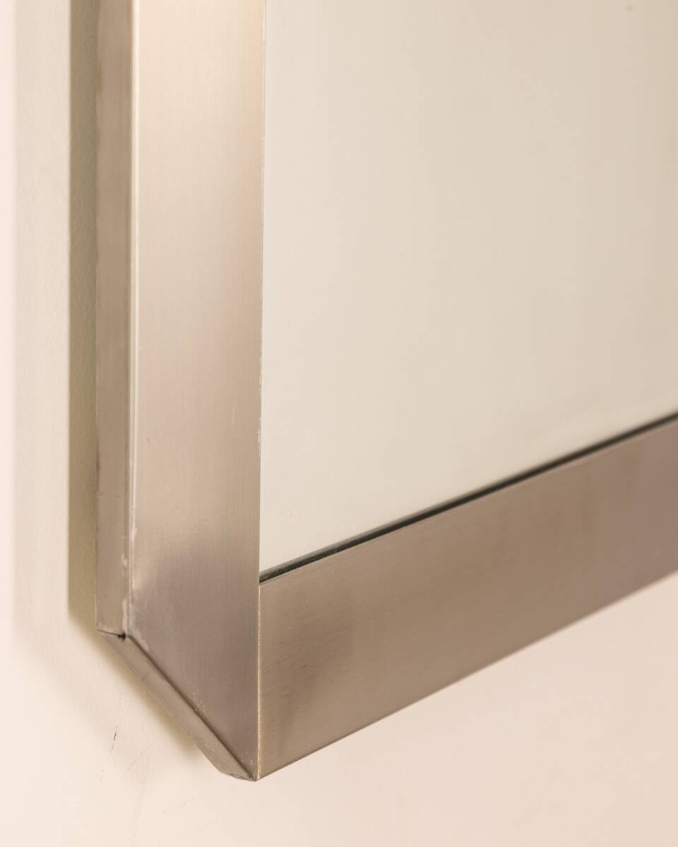 Vintage 70's wall mirror designed by gaetano Scolari for valenti