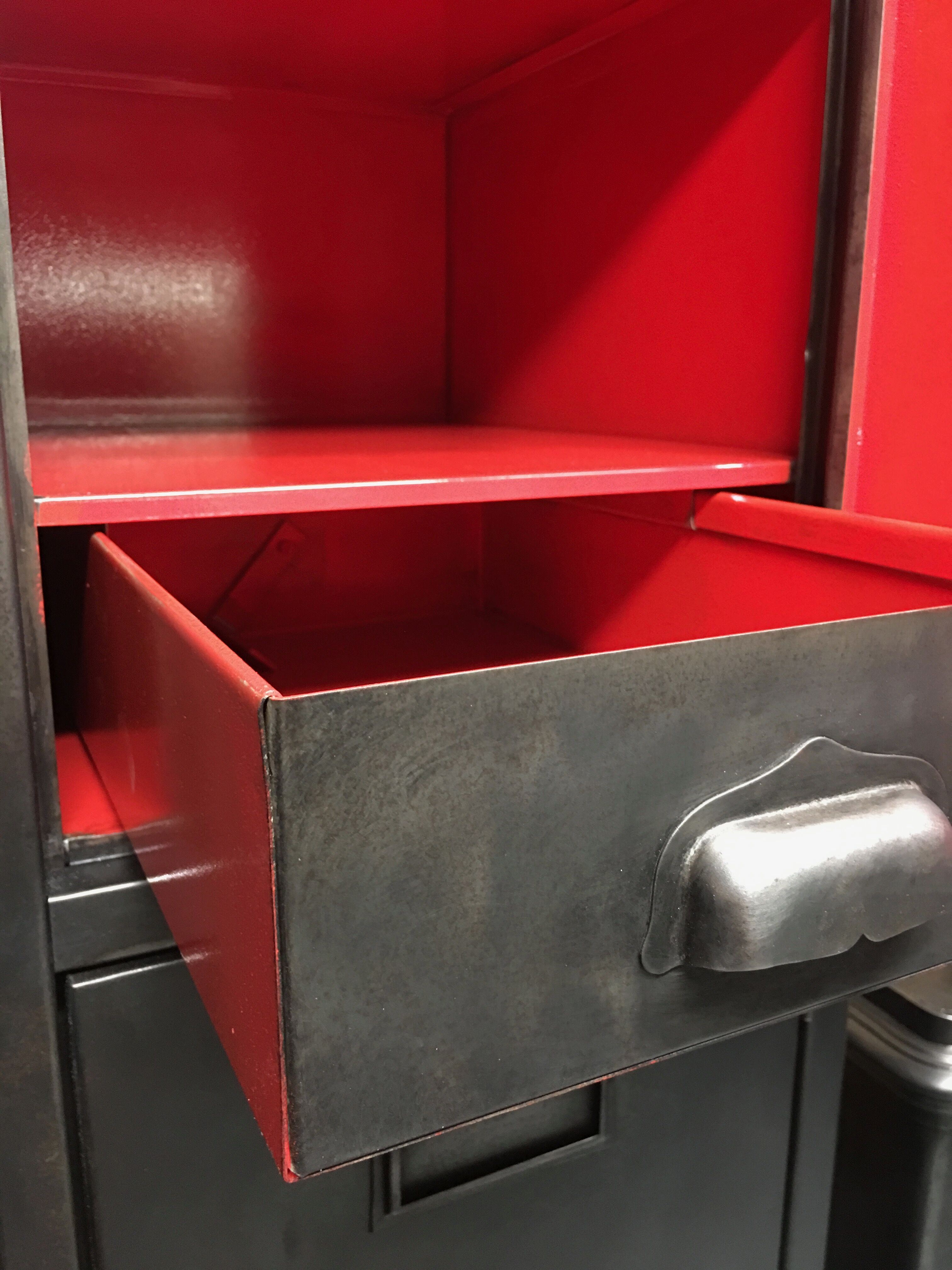 Industrial garage cabinet 1950