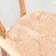 Set of 4 Scandinavian straw chairs