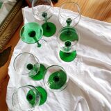 Set of 7 Alsatian glasses