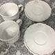 Fine earthenware set head-to-head cups heart tray