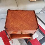 Louis XV style bedside table in rosewood