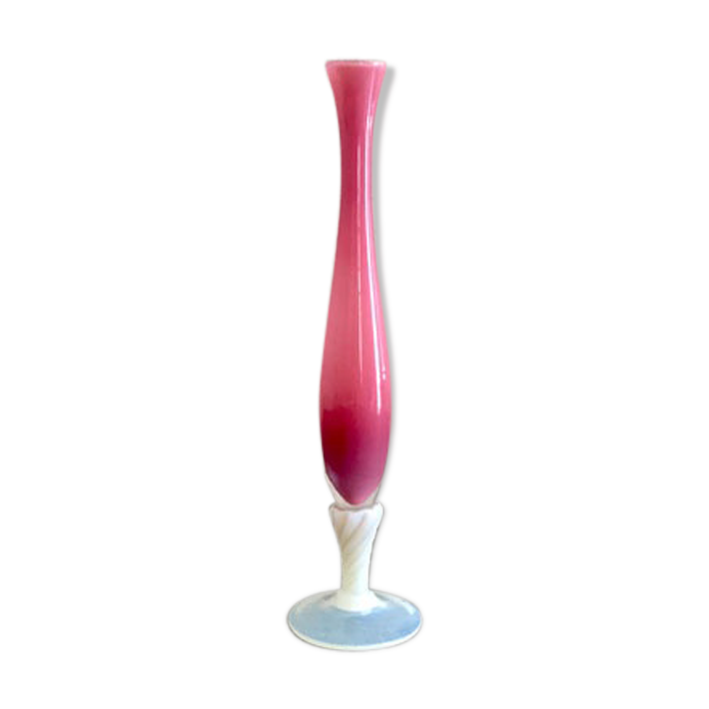 Soliflore vase in opaline