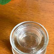 Vintage glass paperweight tray