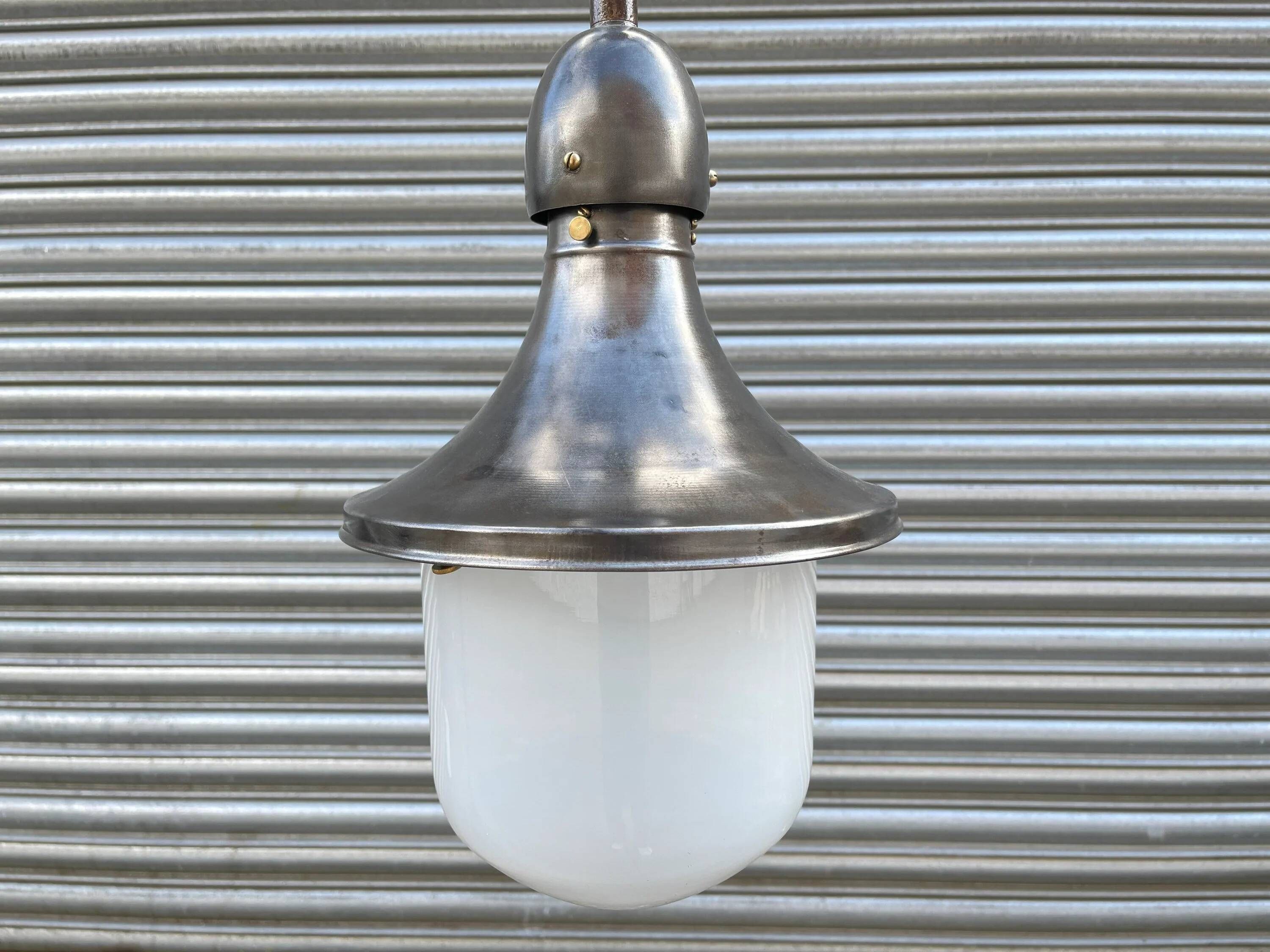 1930s industrial pendant light by Kandem - Körting & Mathiesen Leipzig