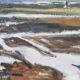 Swedish Modern Painting, Signed,  1955, Oil on Panel, Framed