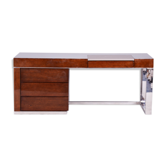 Mid-century walnut writing desk