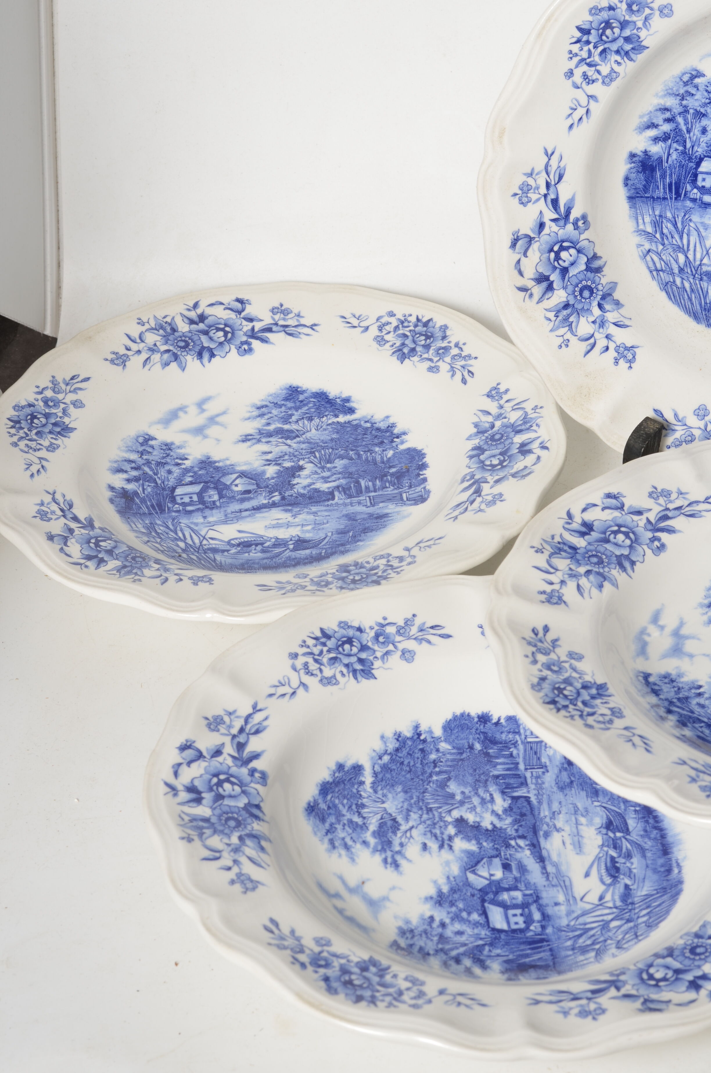 Hollow plates Sarreguemines Romantic