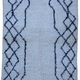 Traditional handmade beni ouarin rug size 150 x 250 cm