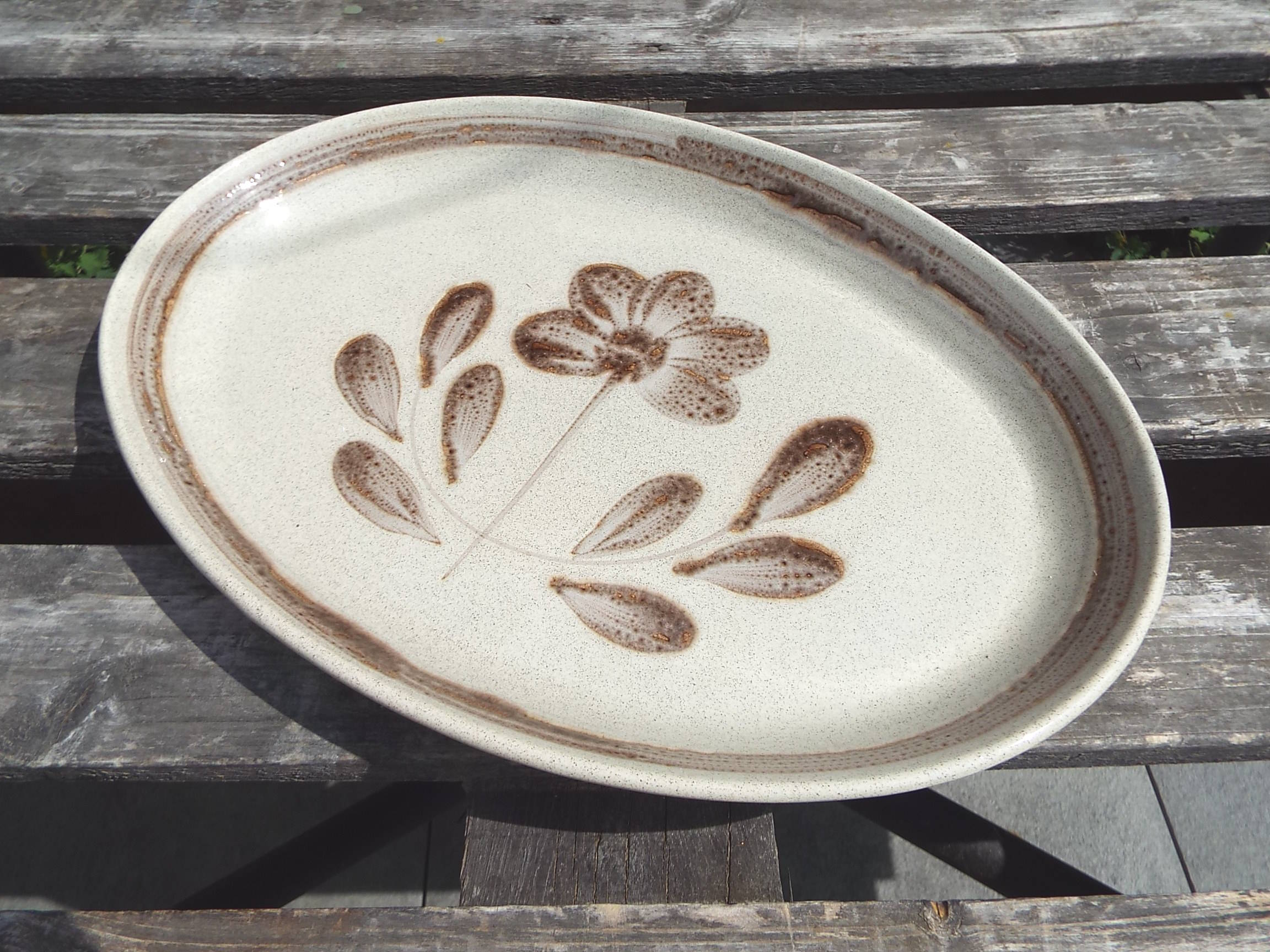 Oval dish Sarreguemines model Jocelyne