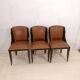 Suite de 6 chaises gondoles époque Art Déco