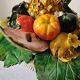 Vintage slipware fruit bowl