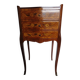 Louis XV style bedside table in rosewood marquetry