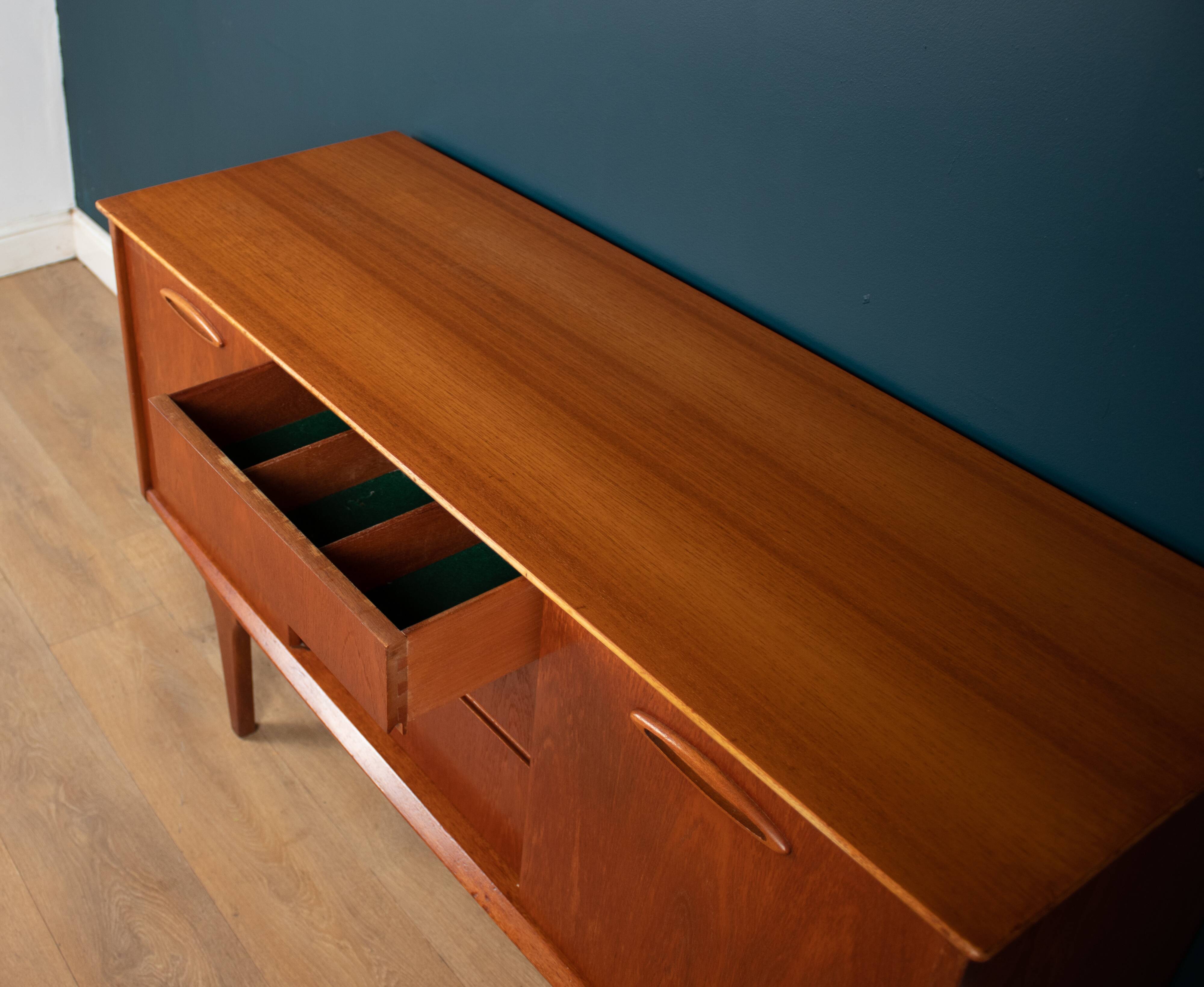 Restored Retro Short Teak Mid Century 1960s Jentique Sideboard