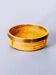 Rattan and brass tray, Italy, 1970s
