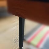 Daybed bench sofa angle teak and Scandinavian rosewood