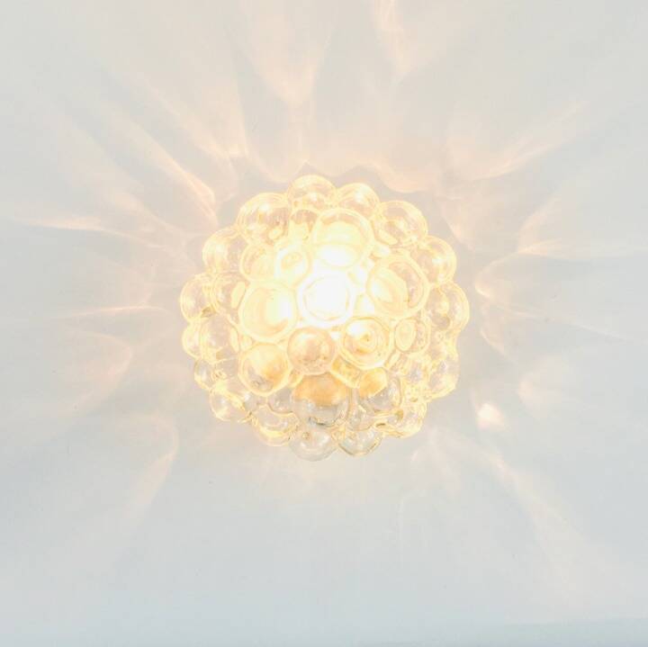 Pair of Mid-Century Bubble Glass Wall Lights by Helena Tynell for Limburg, Germany, 1960s