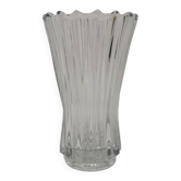 Art Crystal Glass Vase,Crystalex Novy Bor,1970's.
