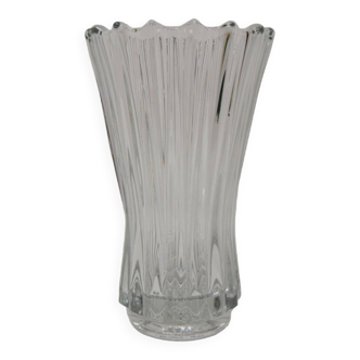 Art Crystal Glass Vase,Crystalex Novy Bor,1970's.