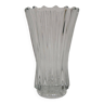 Vase en verre de cristal d’art, Crystalex Novy Bor, années 1970.