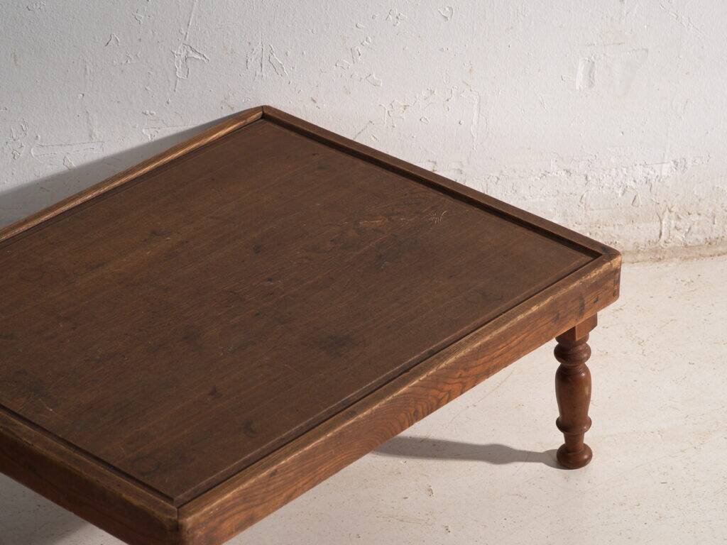 Antique Japanese folding coffee table in wood – Japan, circa 1920