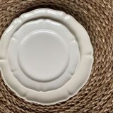 Set of 6 plates with white starter or dessert Manoir from Villeroy & Boch
