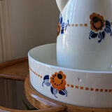 Baumann toilet stand with pitcher and bowl