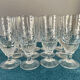 Set of 12 large Baccarat crystal glasses