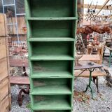 Wooden workshop shelf
