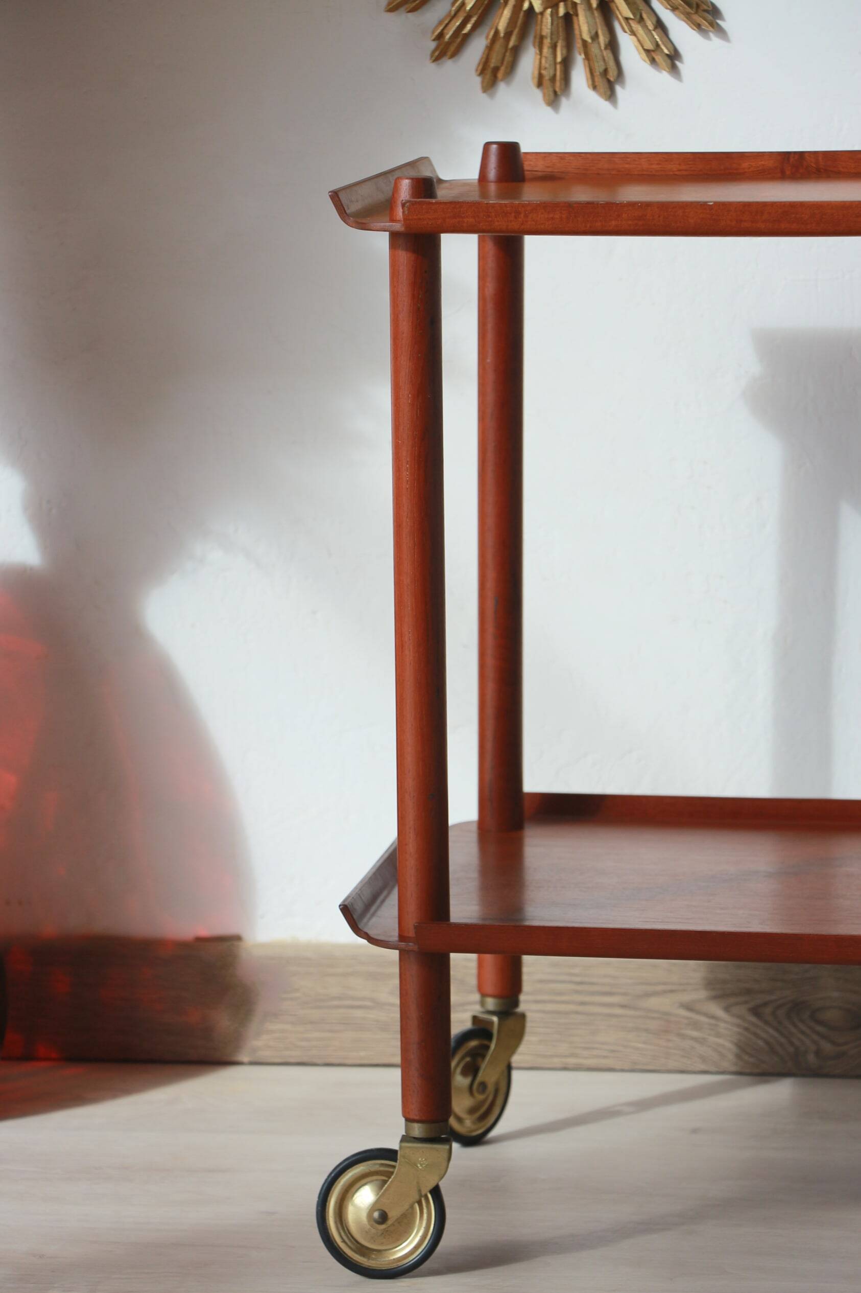 Teak trolley by Poul Hundevad for Vamdrup - Denmark - 1960