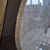 1970s travertine dining table