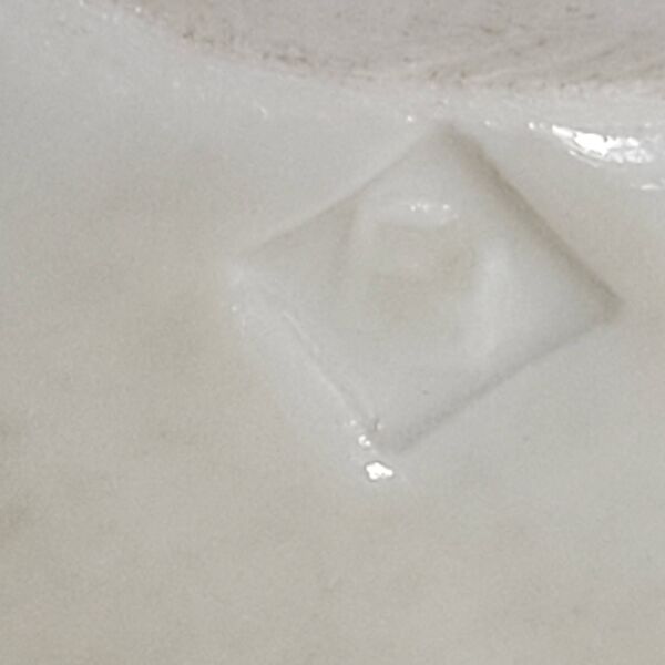 Fance Franck vase boule céramique émaillée brun