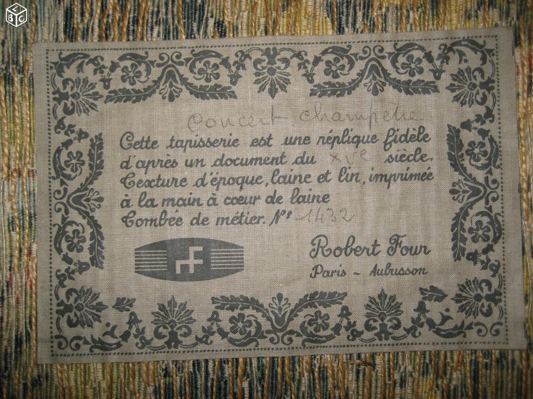 AUBUSSON Robert FOUR wall tapestry