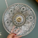 Vintage glass pendant light - tableware collection -