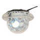 Vintage Space Age UFO Flush Mount Light Fixture with Spotted Glass Shade, 1960s