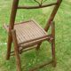 Chaise pliante enfant en bambou